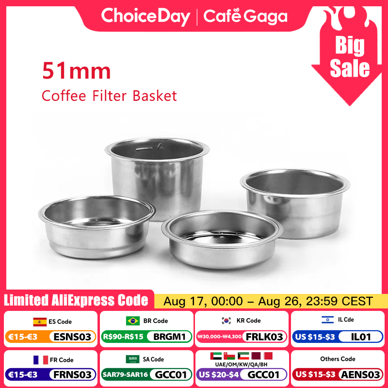 Coffee Equipment For Sale - 51mm Coffee Filter Basket For Delonghi