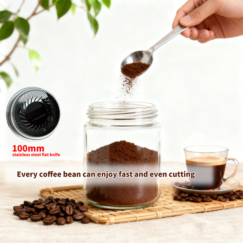 2025 New 100mm Flat Burr Elect - Coffee Equipment Grinder recension och pris