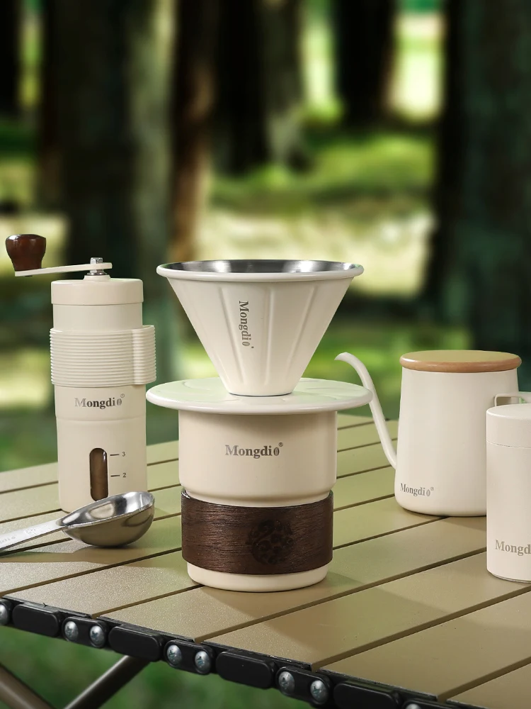 Hand brewed coffee set Outdoor - Coffee Equipment Grinder recension och pris
