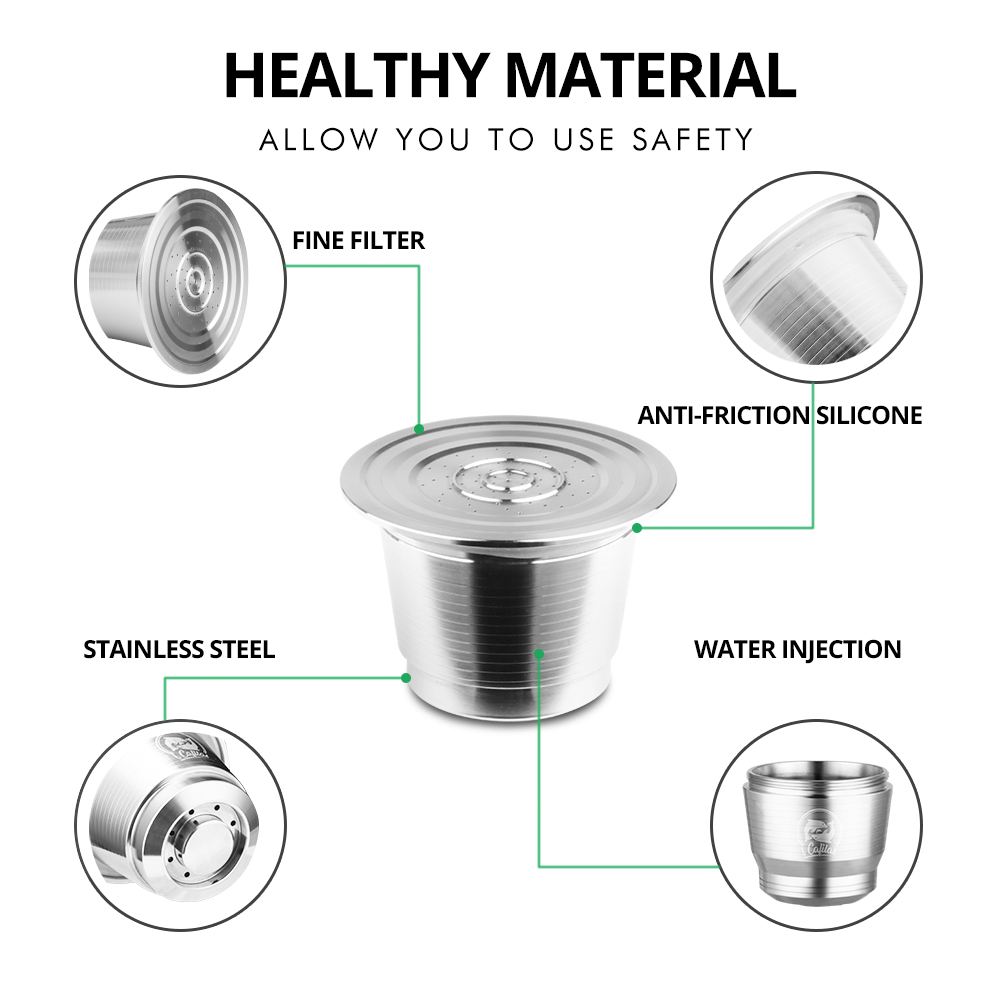 Nespresso Reusable Coffee Caps - Coffee Equipment For Sale recension och pris