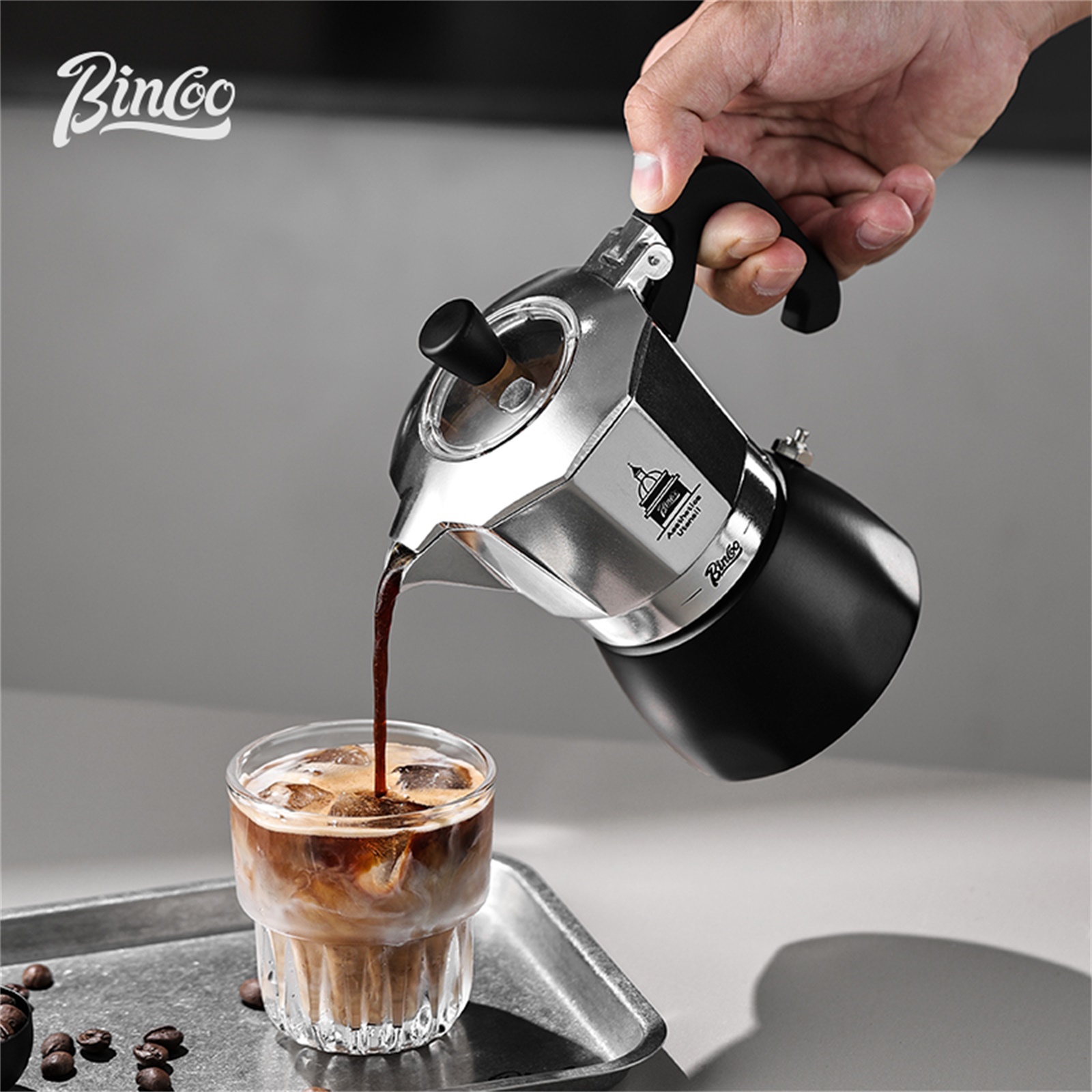 BINCOO Double Valve Moka Pot，E - Coffee Equipment For Sale recension och pris