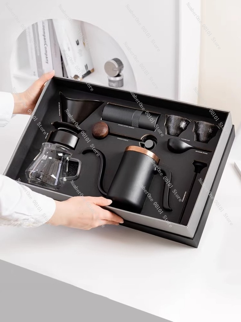 Manual Coffee Maker Set Gift B - Coffee Equipment Grinder recension och pris