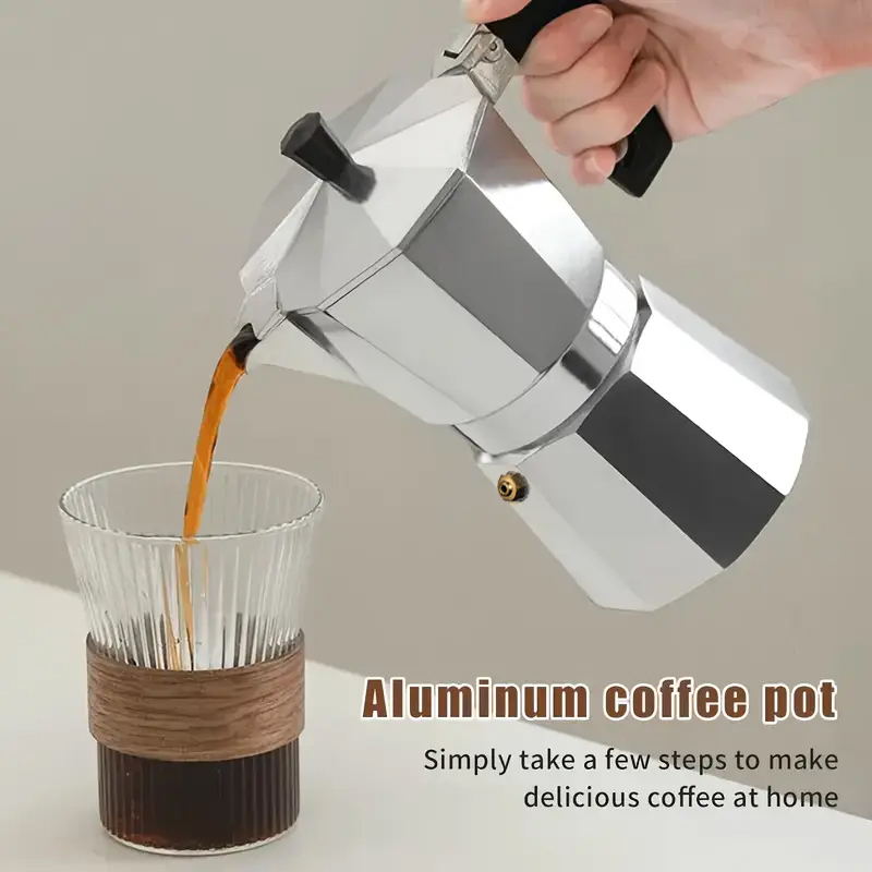 Classic Aluminum Moka Pot 50-3 - Coffee Equipment For Sale recension och pris