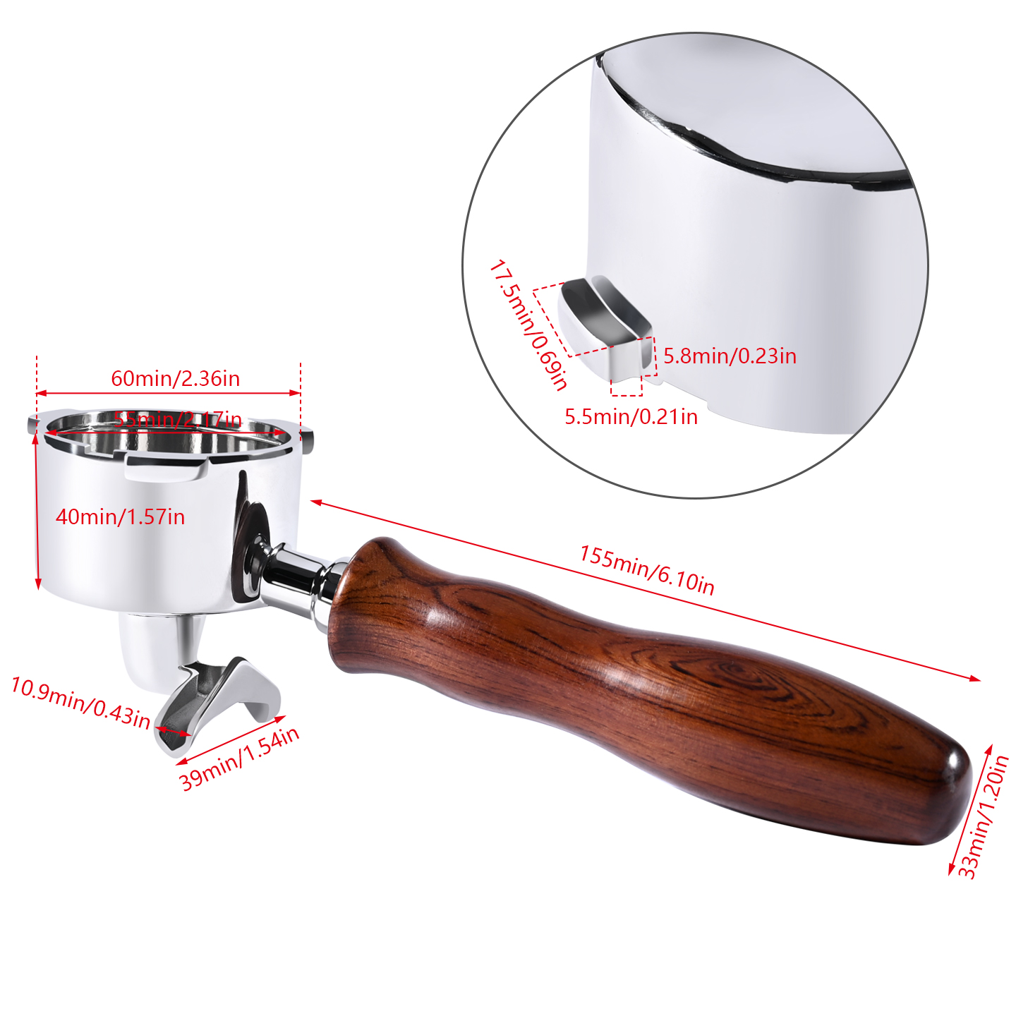 51mm Double Spout Coffee Porta - Coffee Equipment For Sale recension och pris